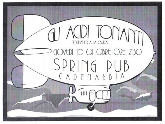 live allo spring pub locandina
